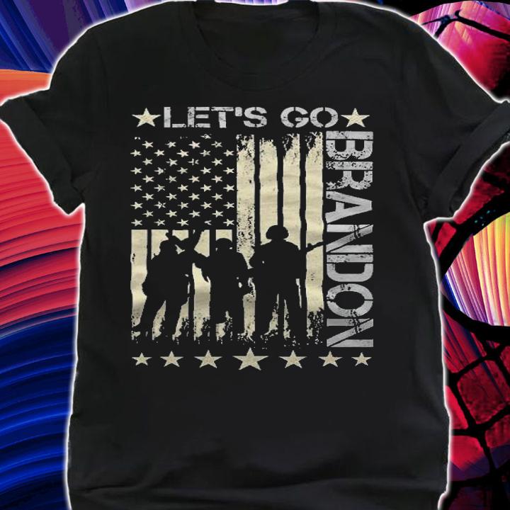 Gun American Flag Patriots Let's Go Brandon, Flag Patriots T-Shirt shirt