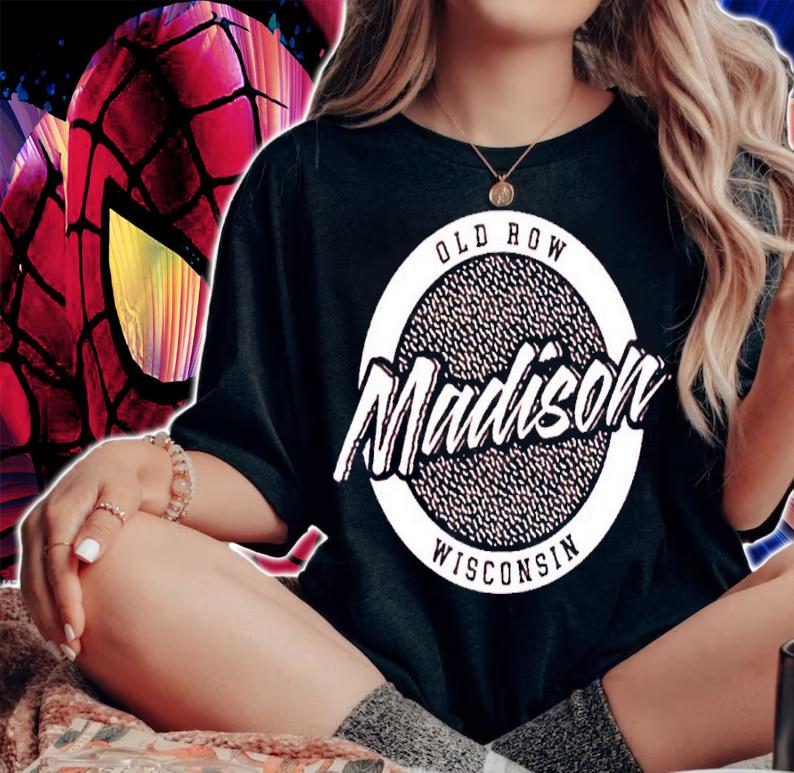 Madison Wisconsin Circle Logo shirt woman shirt