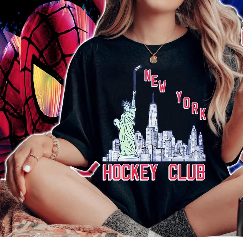 New York Hockey Club T-Shirt woman shirt