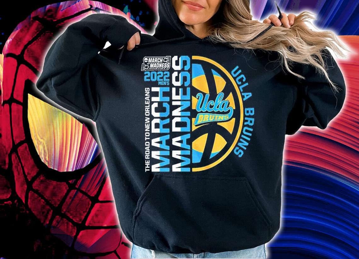 UCLA Bruins 2022 Mens NCAA The Road To New Orleans March Madness T-Shirt hoodie