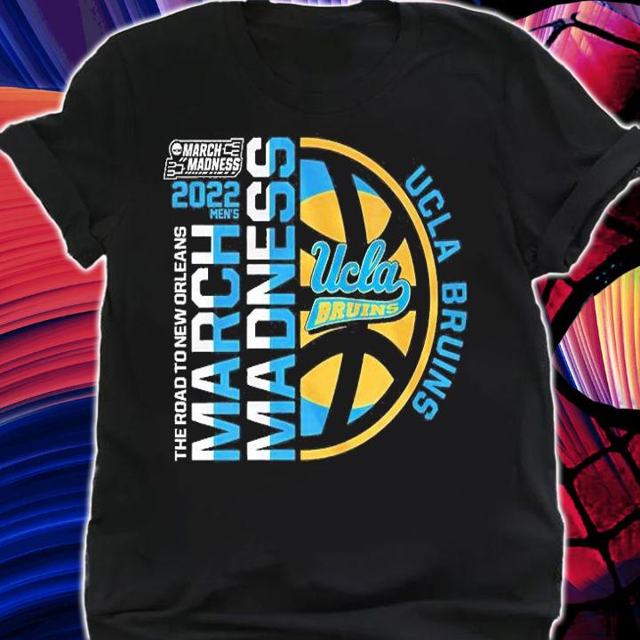 UCLA Bruins 2022 Mens NCAA The Road To New Orleans March Madness T-Shirt shirt