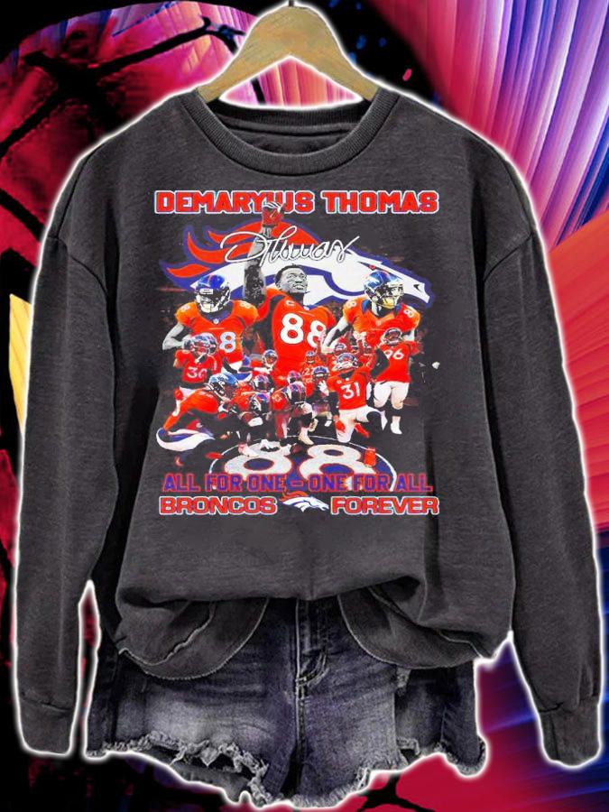 Demaryius Thomas All For One-One For All Broncos Forever Signatures Shirt sweatshirt