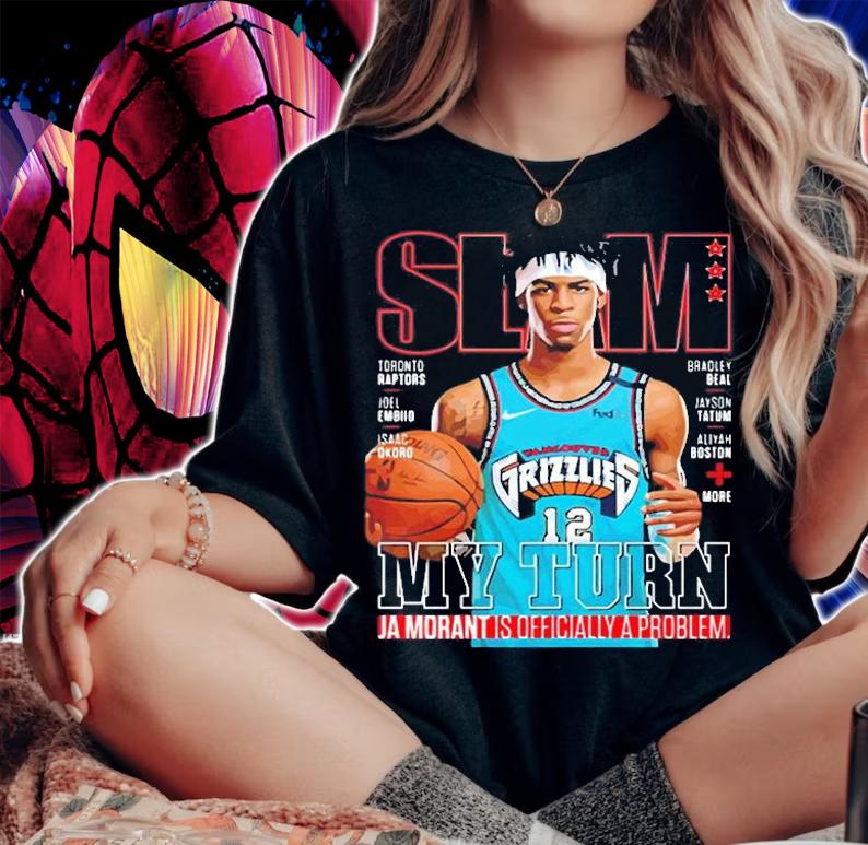 Ja Morant Grizzlies Memphis Basketball Mvp Best Rookie T-Shirt woman shirt