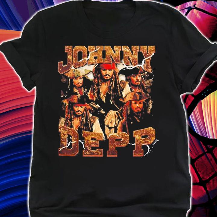 Johnny Depp Vintage 90s Justice For T-Shirt shirt