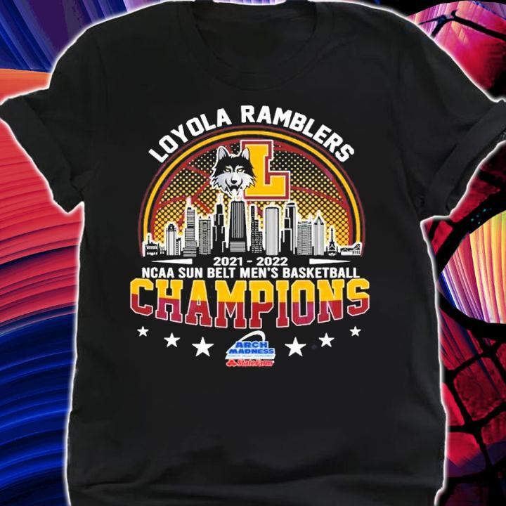 Loyola Ramblers 2021-2022 NCAA Missouri Valley Men's Basketball Champions Shirt shirt