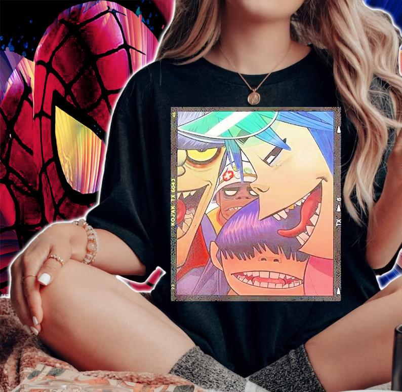 Pearman Retro People Cartoon Shirt woman shirt