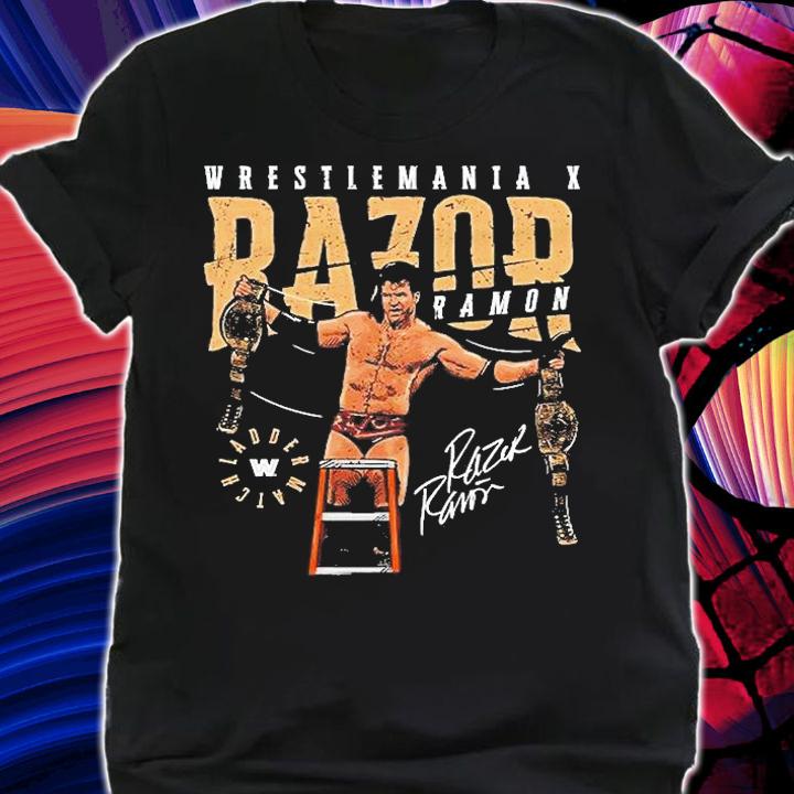 Razor Ramon Mens Cotton Legends WWE T-Shirt
