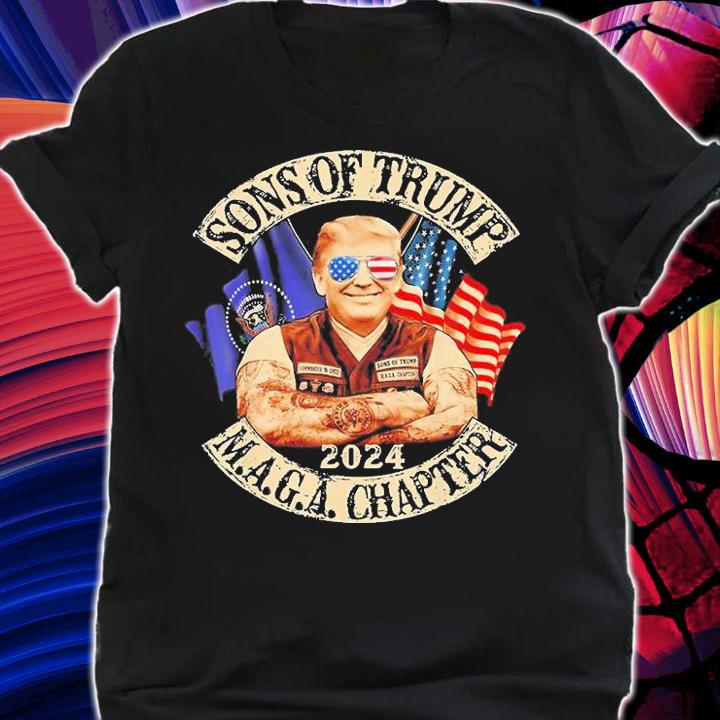 Sons of Trump Maga Chapter 2024 Retro T-shirt shirt