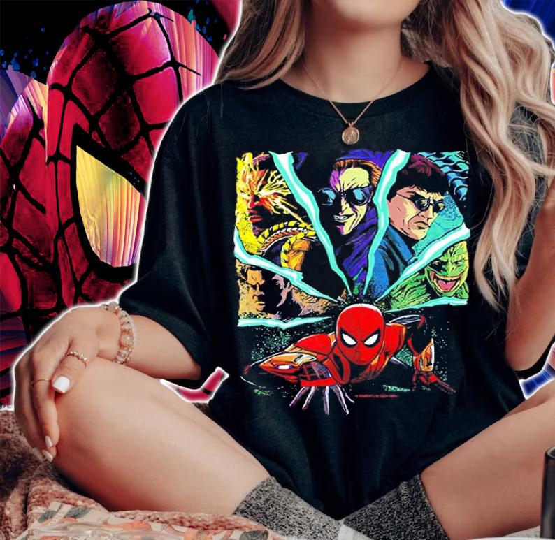 Spider-Man And Foes Shirt woman shirt