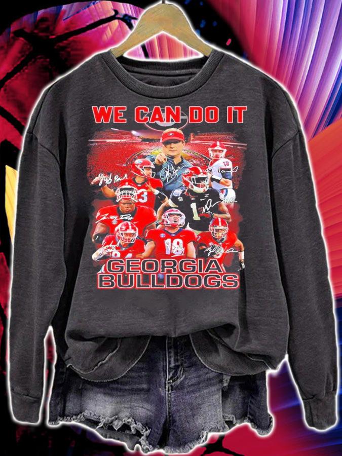 We Can Do It Georgia Bulldogs Signatures Shirt sweatshirt