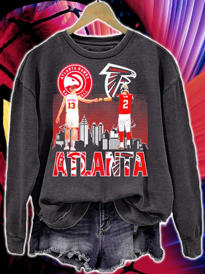 Atlanta Bogdan Bogdanovic vs Matt Ryan signature shirt sweatshirt
