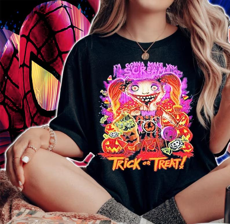 Alexa Bliss I'm gonna make You scream Trick or Treat Halloween T-shirt