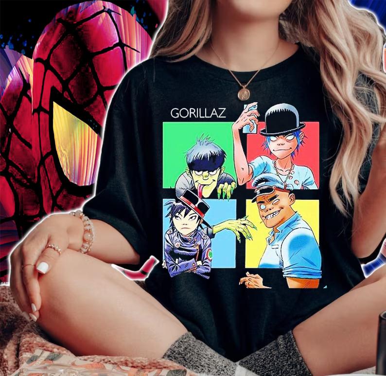 Gorillaz Band Rock Metal T-shirts, hoodie and sweatshirt woman shirt