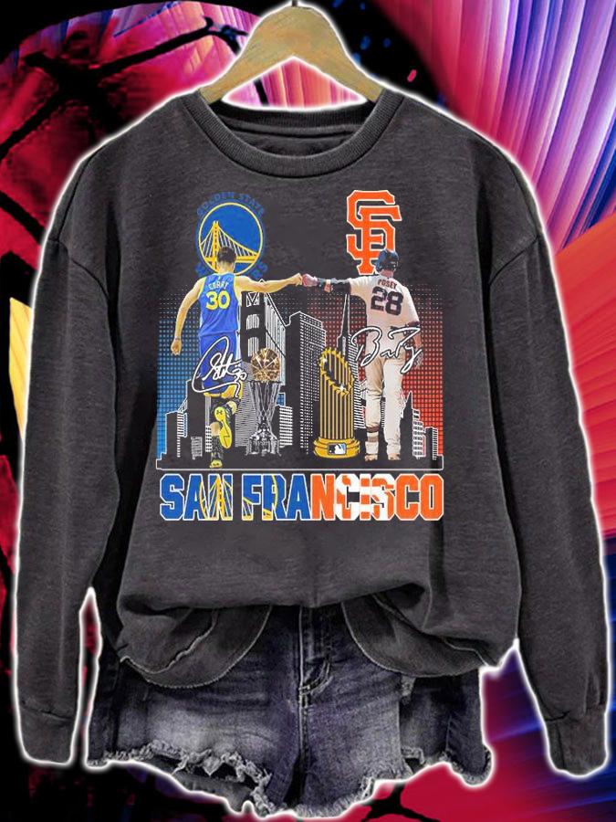 Premium san Francisco Stephen Curry Buster Posey signatures shirt' sweatshirt