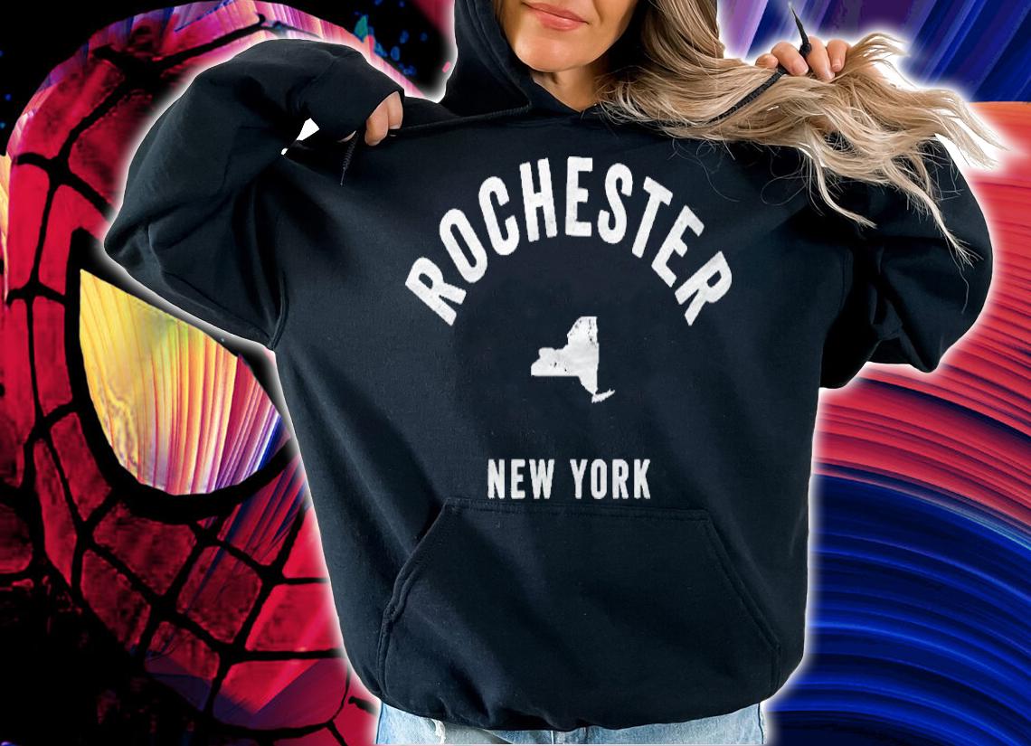 Rochester New York Ny Vintage 70S Athletic Sports Design Shirt hoodie