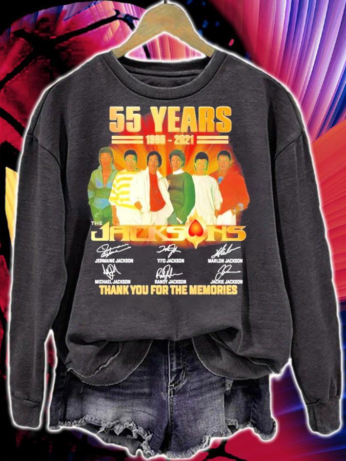 55 years 1966-2021 The Jacksons signature shirt