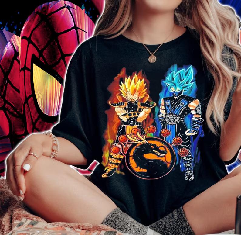Dragon Ball Mortal Kombat shirt