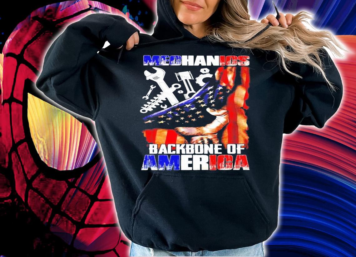 Mechanics backbone of America shirt