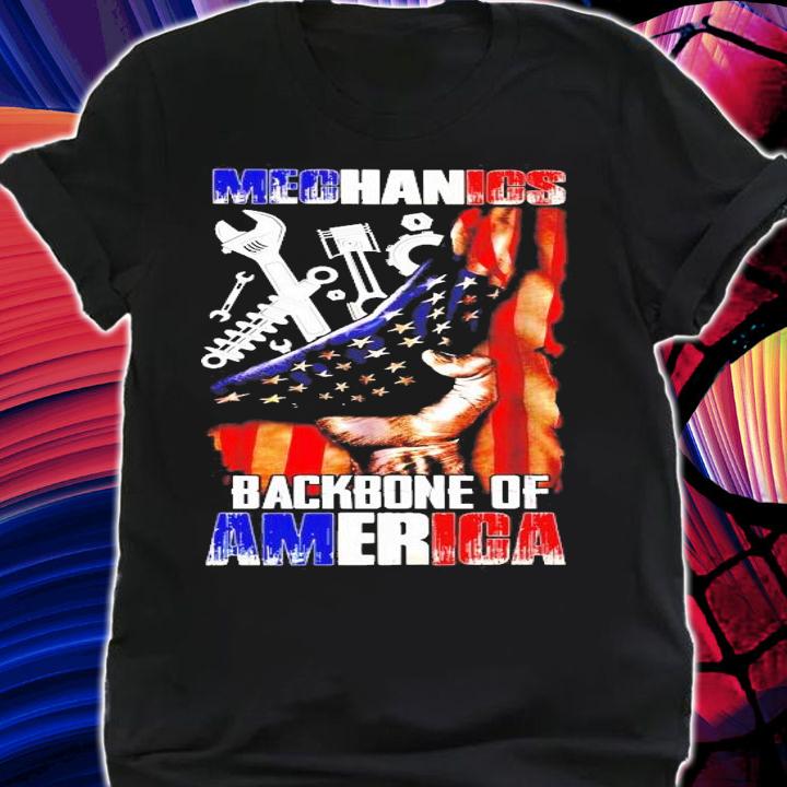 Mechanics backbone of America shirt