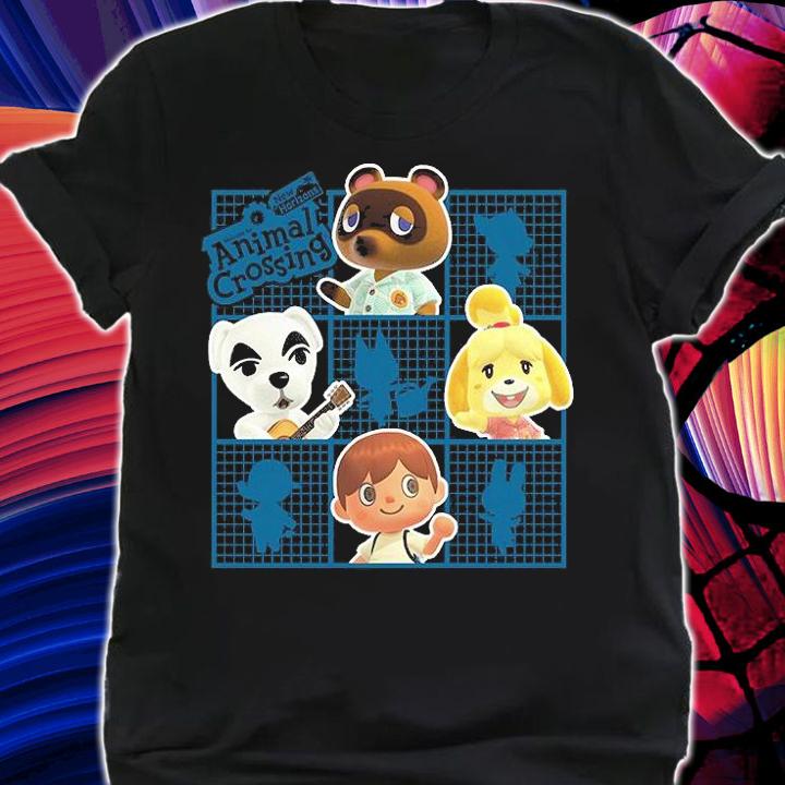 New Horizons Welcome to Animal Crossing Resident Grid T-shirt shirt