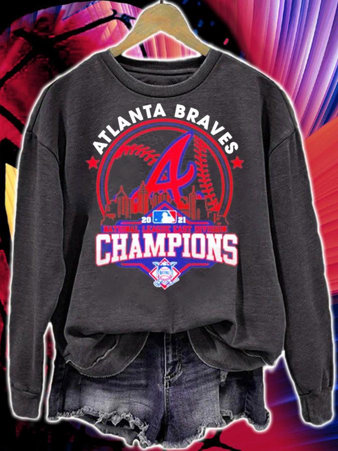 Atlanta Braves 2021 National League East Division Champions shirt sweatshirt
