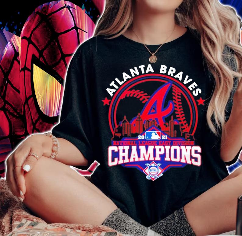 Atlanta Braves 2021 National League East Division Champions shirt woman shirt