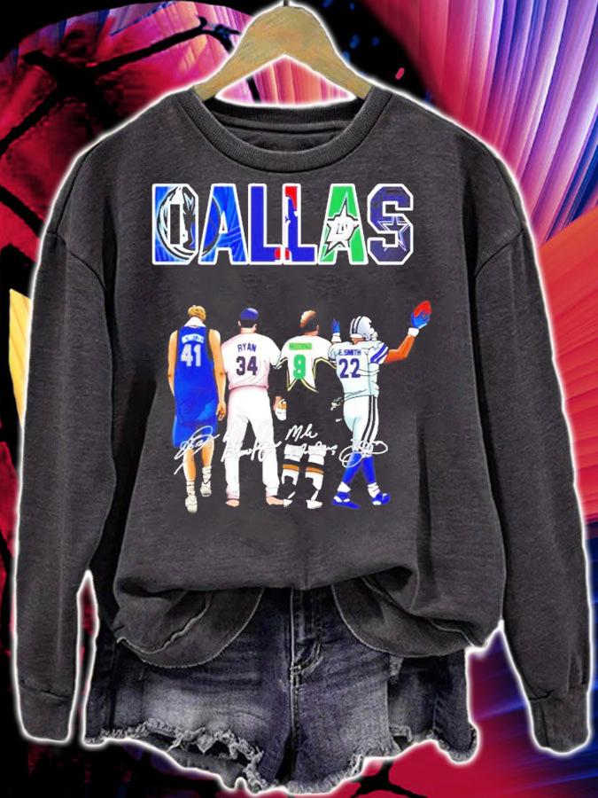 Dallas Nowitzki Ryan Modanos E-Smith signature shirt sweatshirt