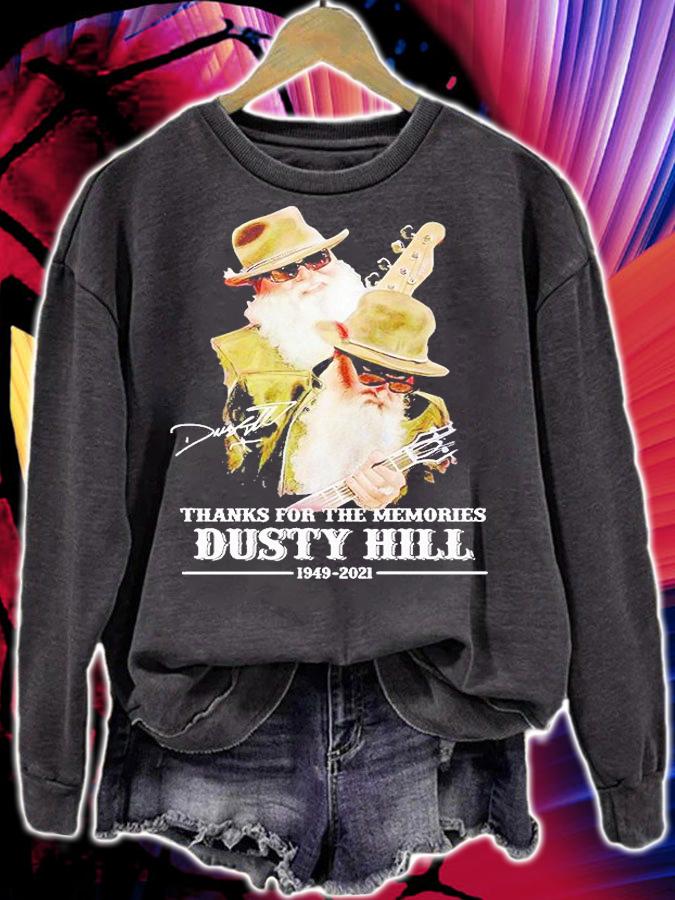 Dusty Hill 1949-2021 Thanks for the memories signature T-shirt