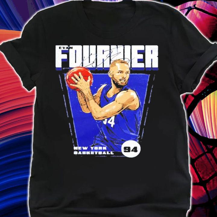 Evan Fournier New York Basketball signature shirt shirt
