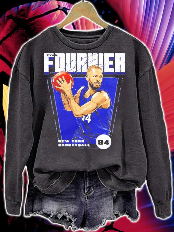 Evan Fournier New York Basketball signature shirt sweatshirt