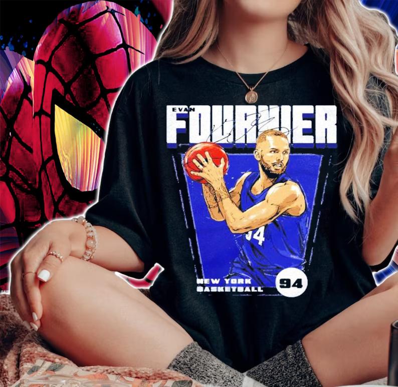 Evan Fournier New York Basketball signature shirt woman shirt