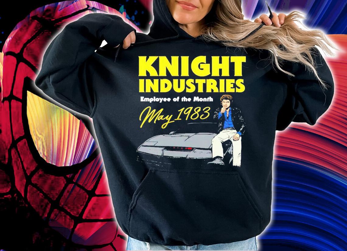 Knight Industries Employee of the Month May 1983 t-shirt