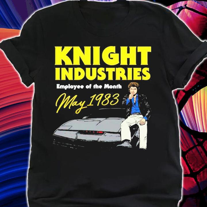 Knight Industries Employee of the Month May 1983 t-shirt