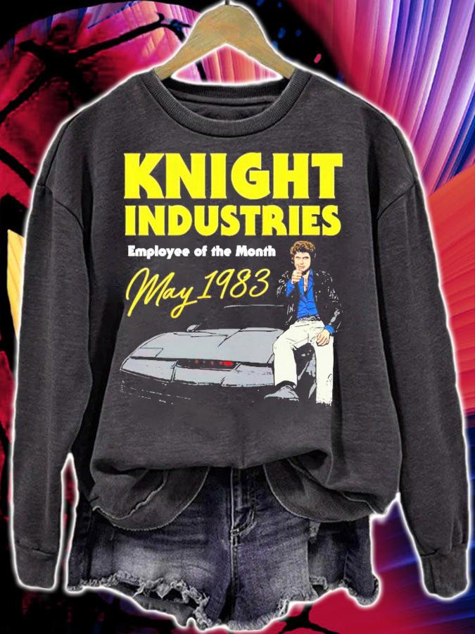 Knight Industries Employee of the Month May 1983 t-shirt