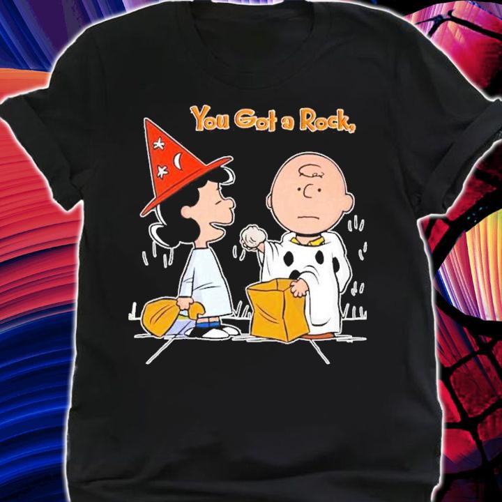 Lucy Van Pelt and Charlie Brown You can't a rock shirt Halloween shirt shirt