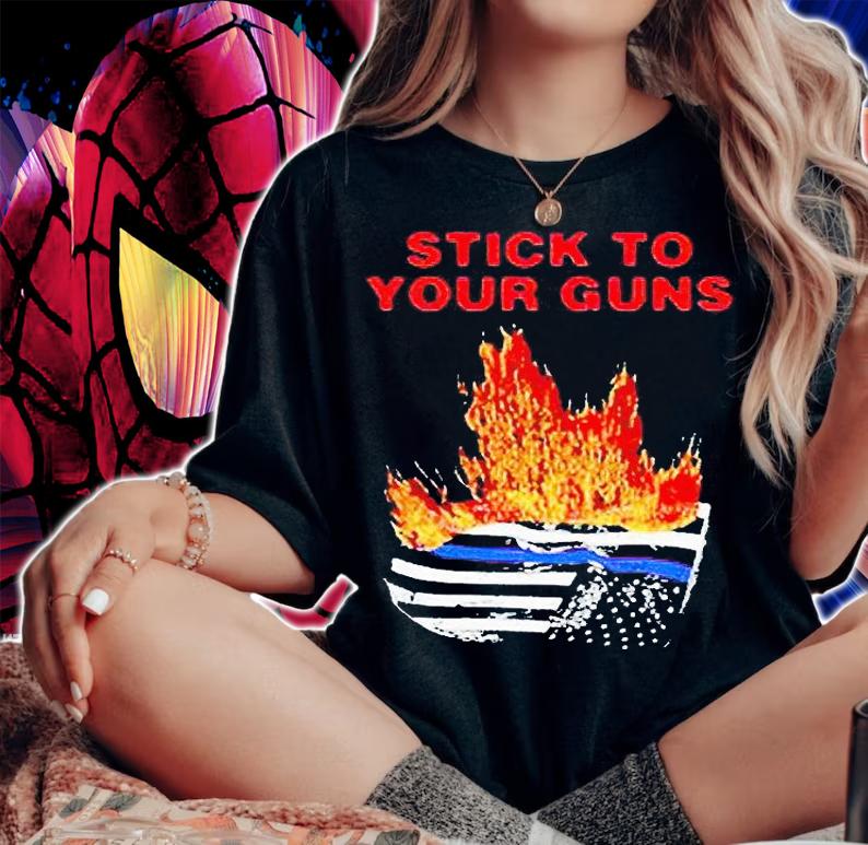Stick to your guns Us flag T-shirt