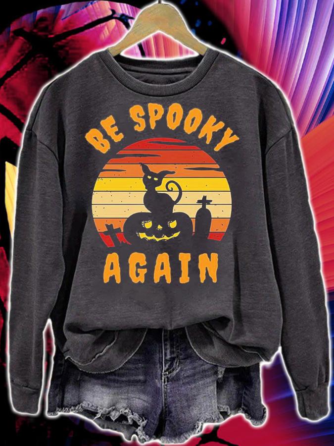 Time To Be Spooky Again Halloween Witch T-Shirt sweatshirt