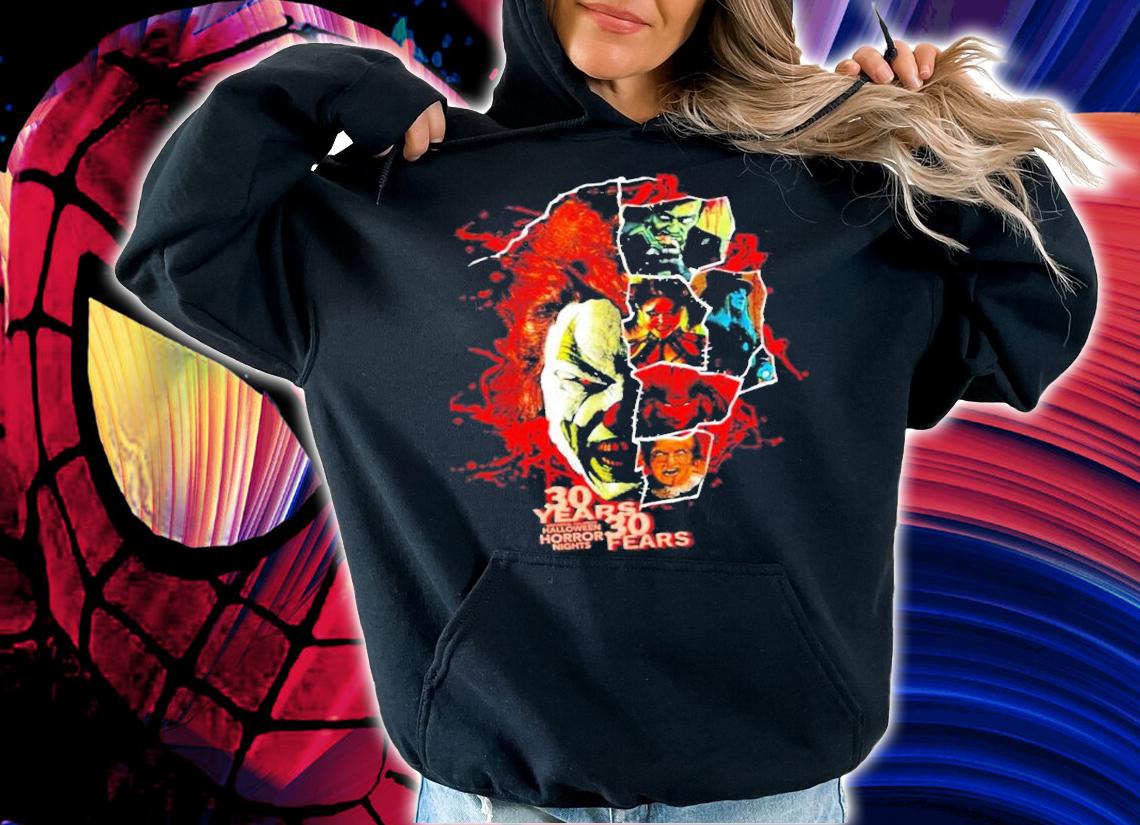 Universal orlando Halloween horror nights 30 years 30 fears t-shirt