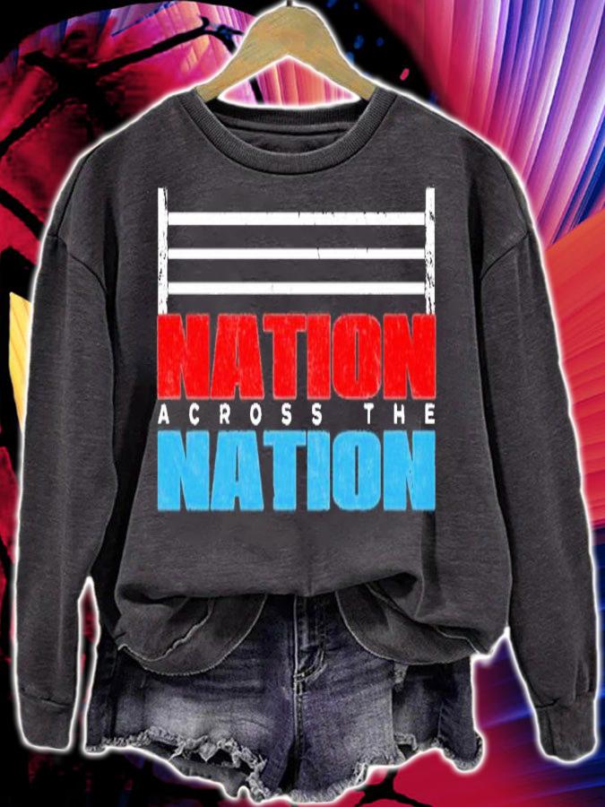 Nation Across The Nation Logo shirt sweatshirt
