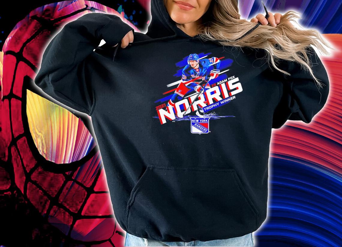 Adam Fox Black New York Rangers 2021 Norris Trophy Winner shirt hoodie