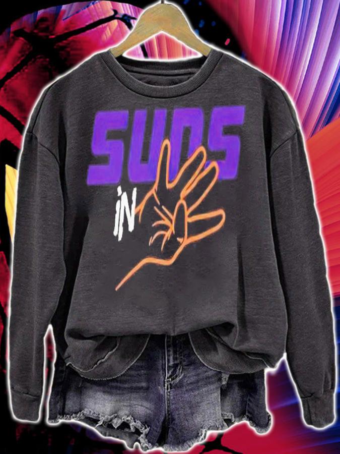 Suns in four shirt sweatshirt