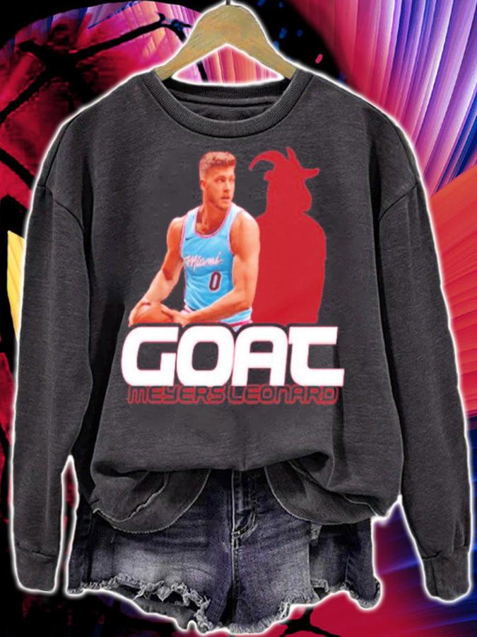 Meyers Leonard Goat Greatest Of All Time Basketball shirt sweatshirt