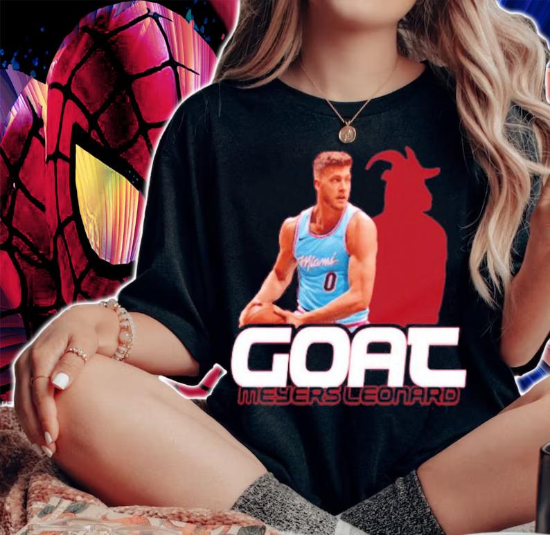 Meyers Leonard Goat Greatest Of All Time Basketball shirt woman shirt
