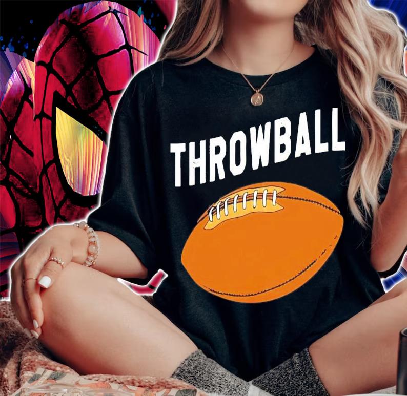 Throwball funny football meme shirt