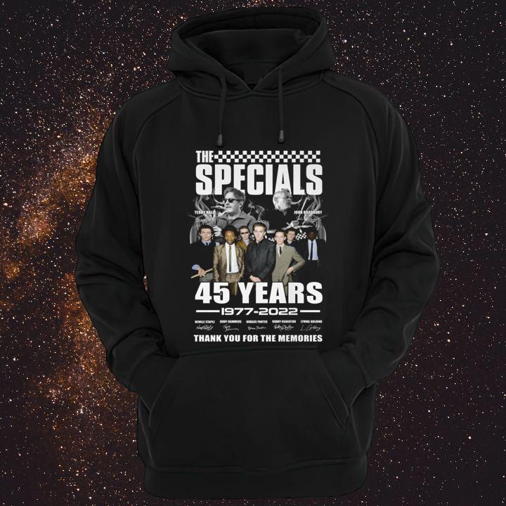 The Specials Band 45 Years 1977–2022 Signatures T-Shirt hoodie