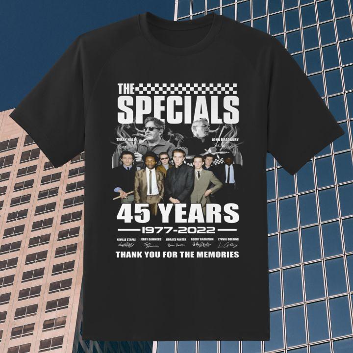 The Specials Band 45 Years 1977–2022 Signatures T-Shirt