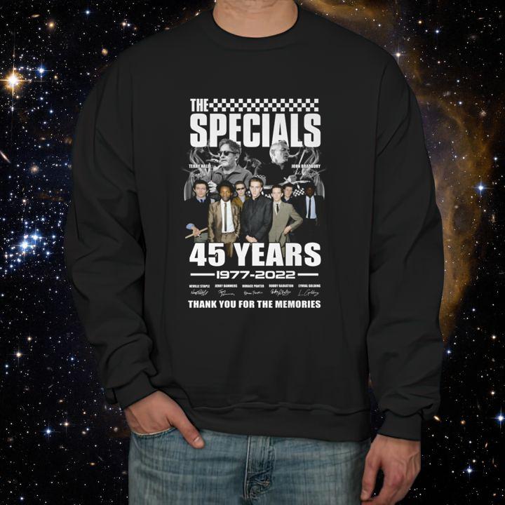 The Specials Band 45 Years 1977–2022 Signatures T-Shirt sweatshirt