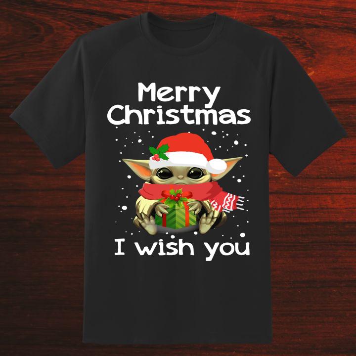 Baby Yoda Merry Christmas Shirt – Perfect Holiday Gift for Fans