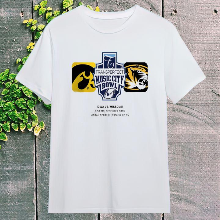 Iowa Hawkeyes vs Missouri Tigers Music City Bowl Shirt – Shop Now!