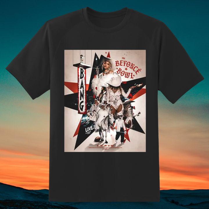 Official The Beyonce Bowl Live NFL Halftime Show Ravens vs. Texans T-Shirt